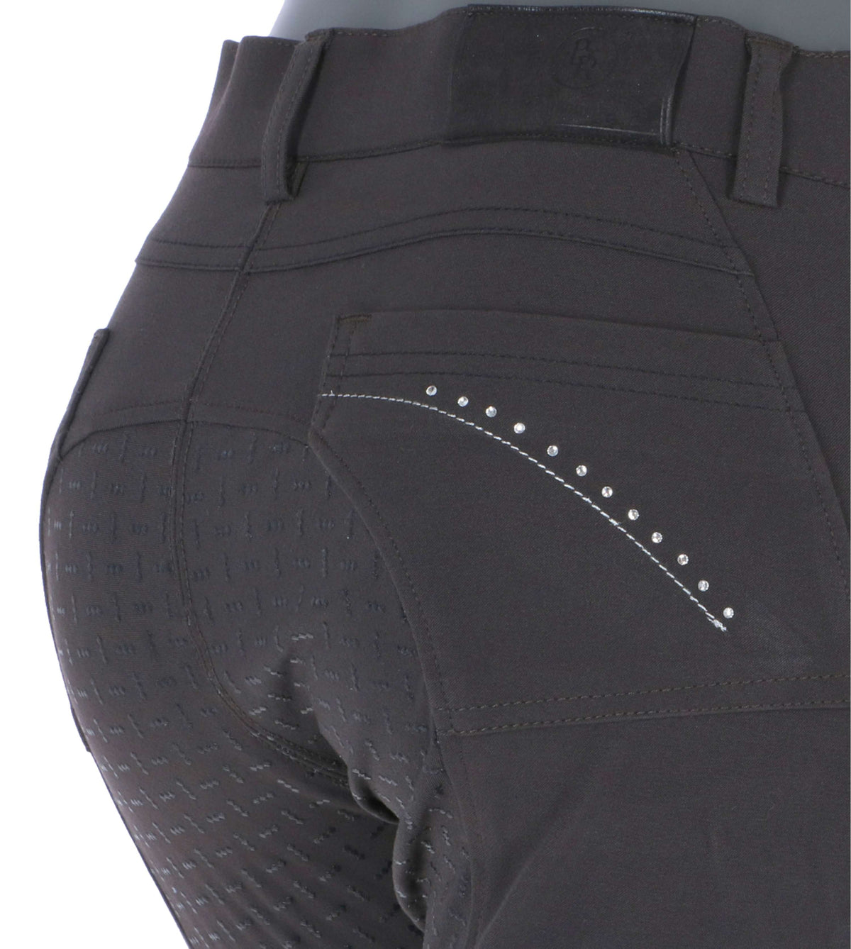 BR Breeches Melody Silicon Seat Darkbrown