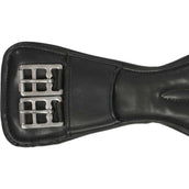 Premiere Dressage Girth Drancy Synthetic Leather Black/Silver