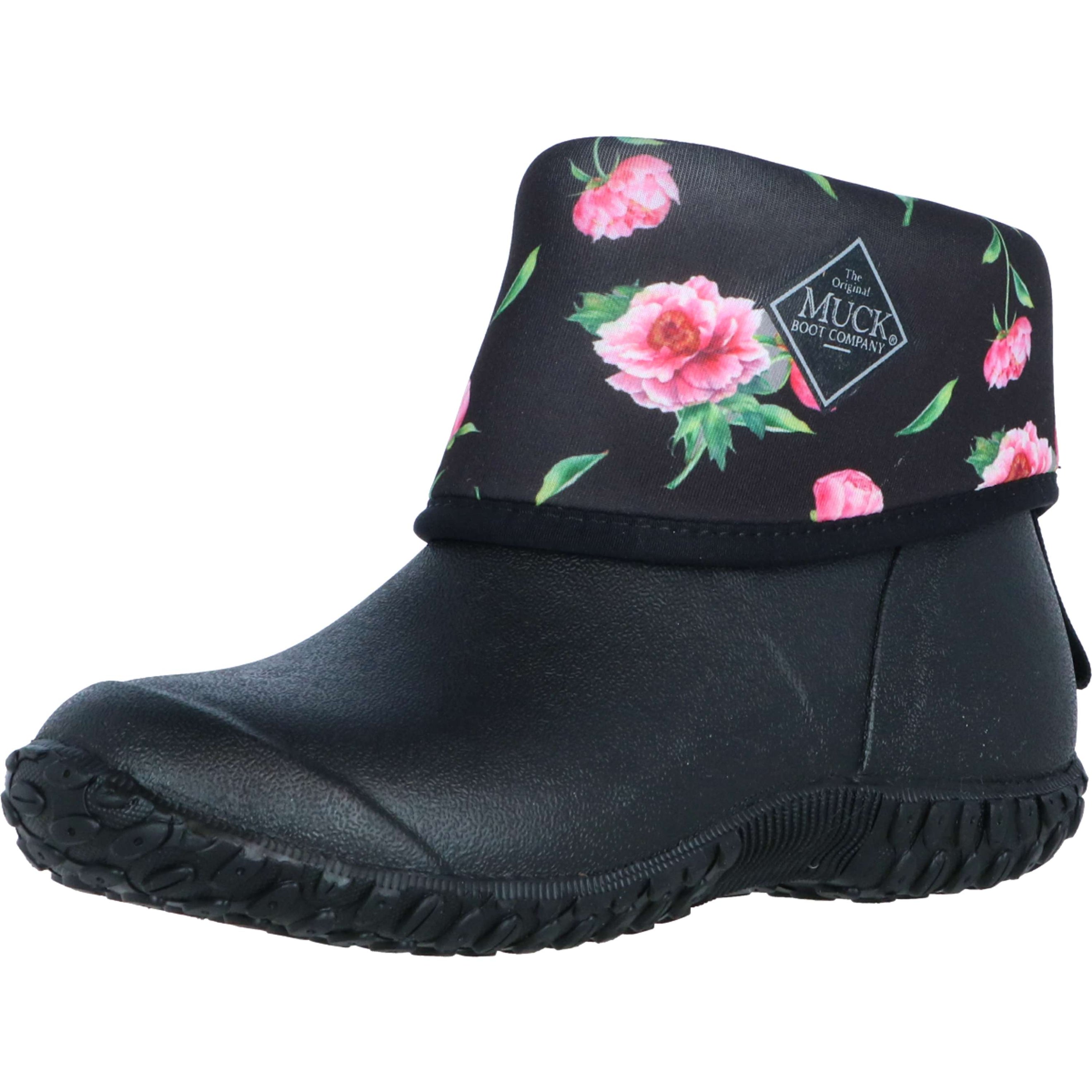 Muck Boot Muckster II Mid Women Black/Rose Print