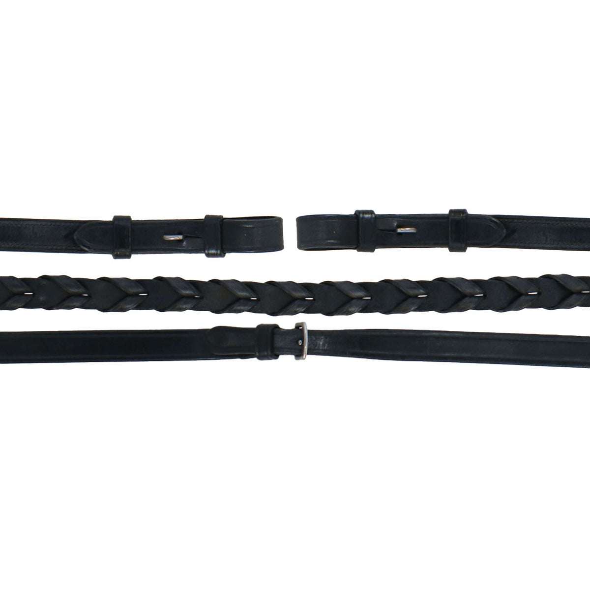 Montar Reins fr/h Leather Black