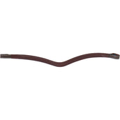 Montar Browband Classic Curved White Stitching Brown