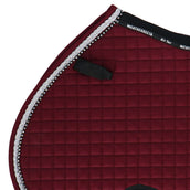 Weatherbeeta Prime Bling Jump Shaped Saddle Pad Maroon