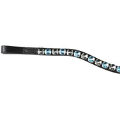 Kavalkade Browband Diamond Curved Grey/Light Blau