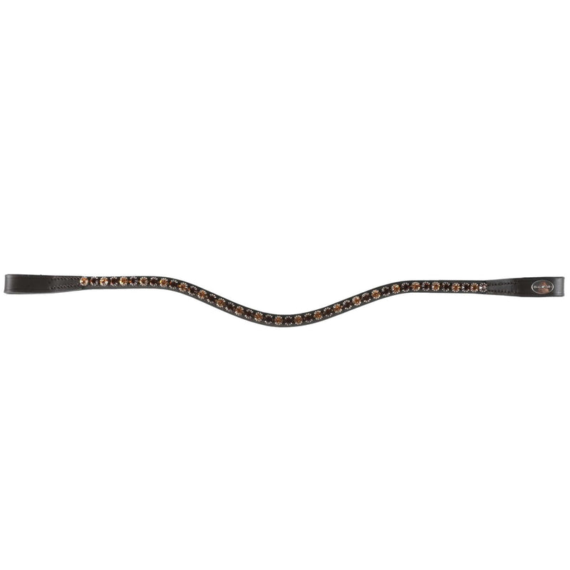 Kavalkade Browband Splendid Curved Brown/Brown