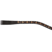 Kavalkade Browband Splendid Curved Brown Full Brown/Brown