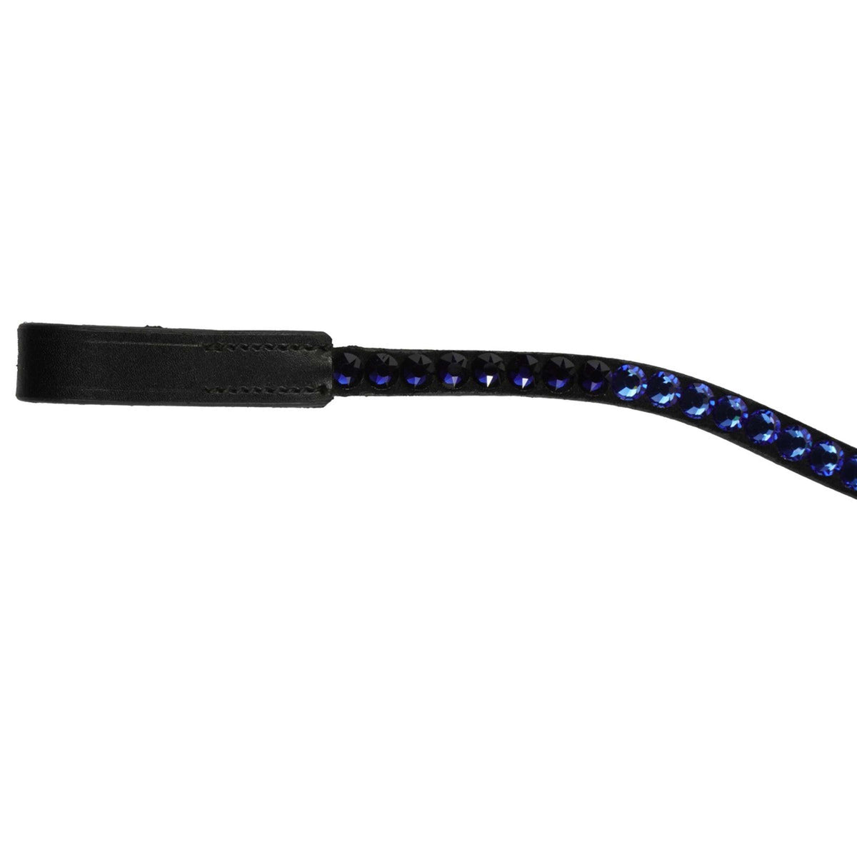 Kavalkade Browband Bent with Stones Blue