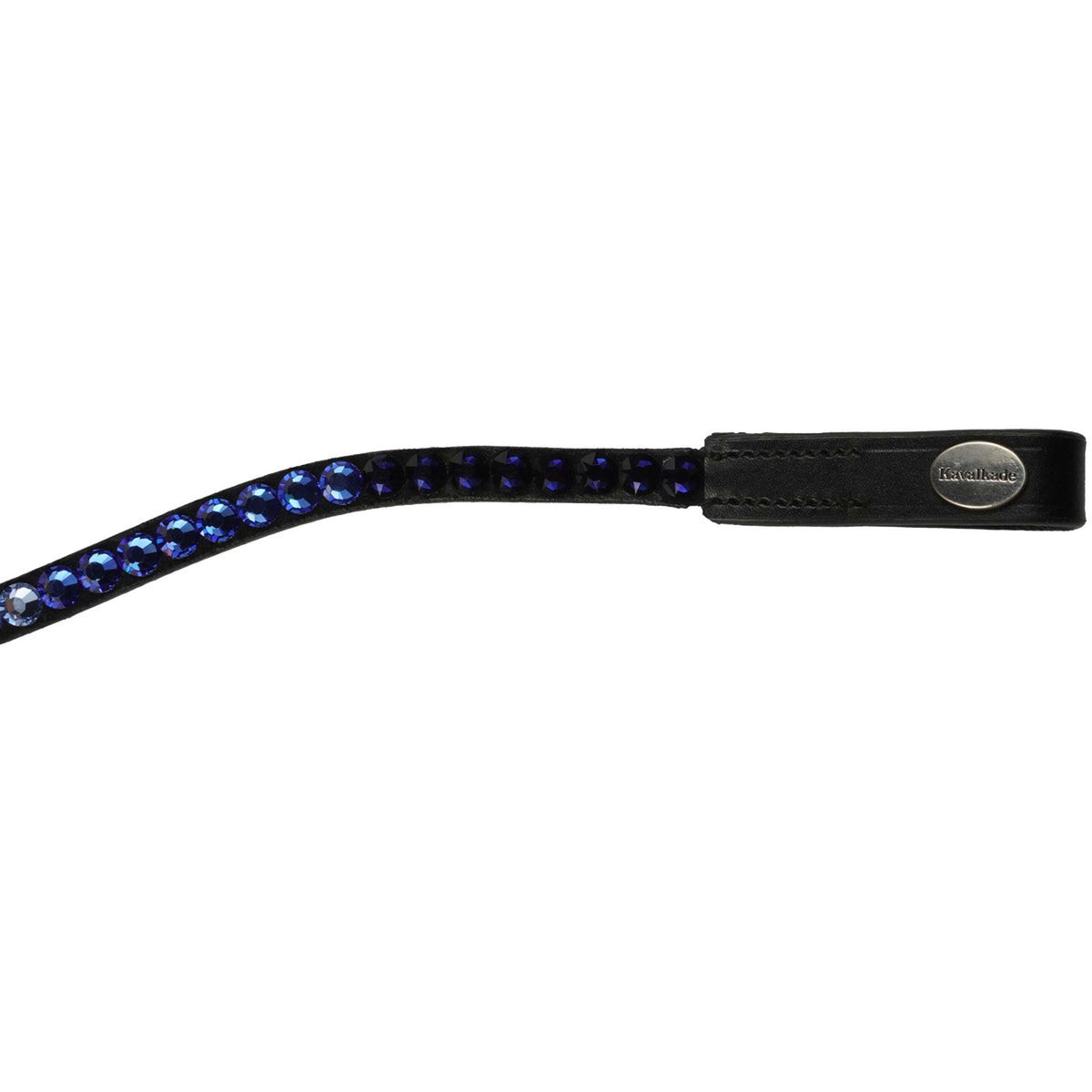 Kavalkade Browband Bent with Stones Blue