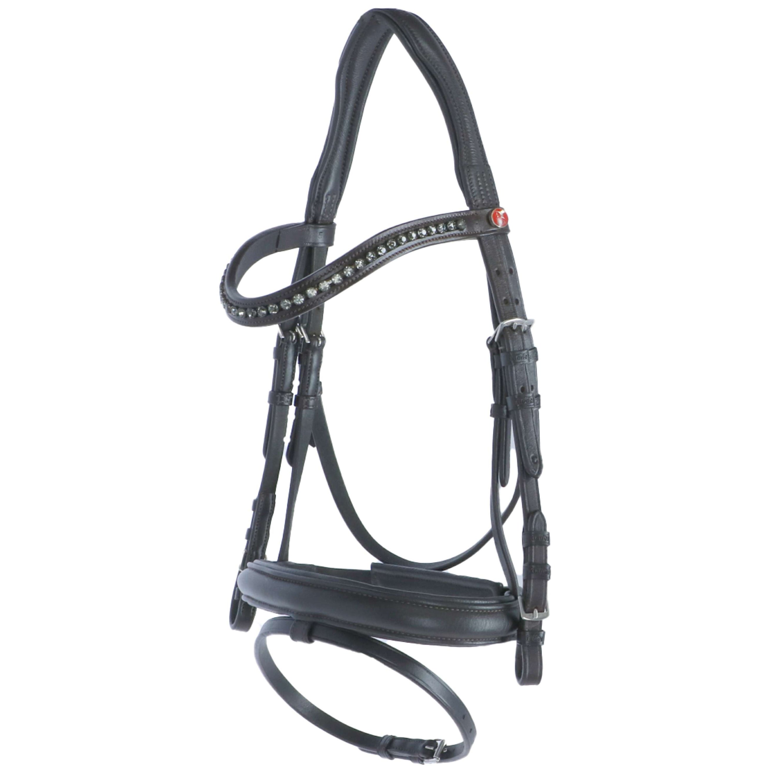 Kieffer Snaffle Bridle Fashion Ultrasoft English Brown