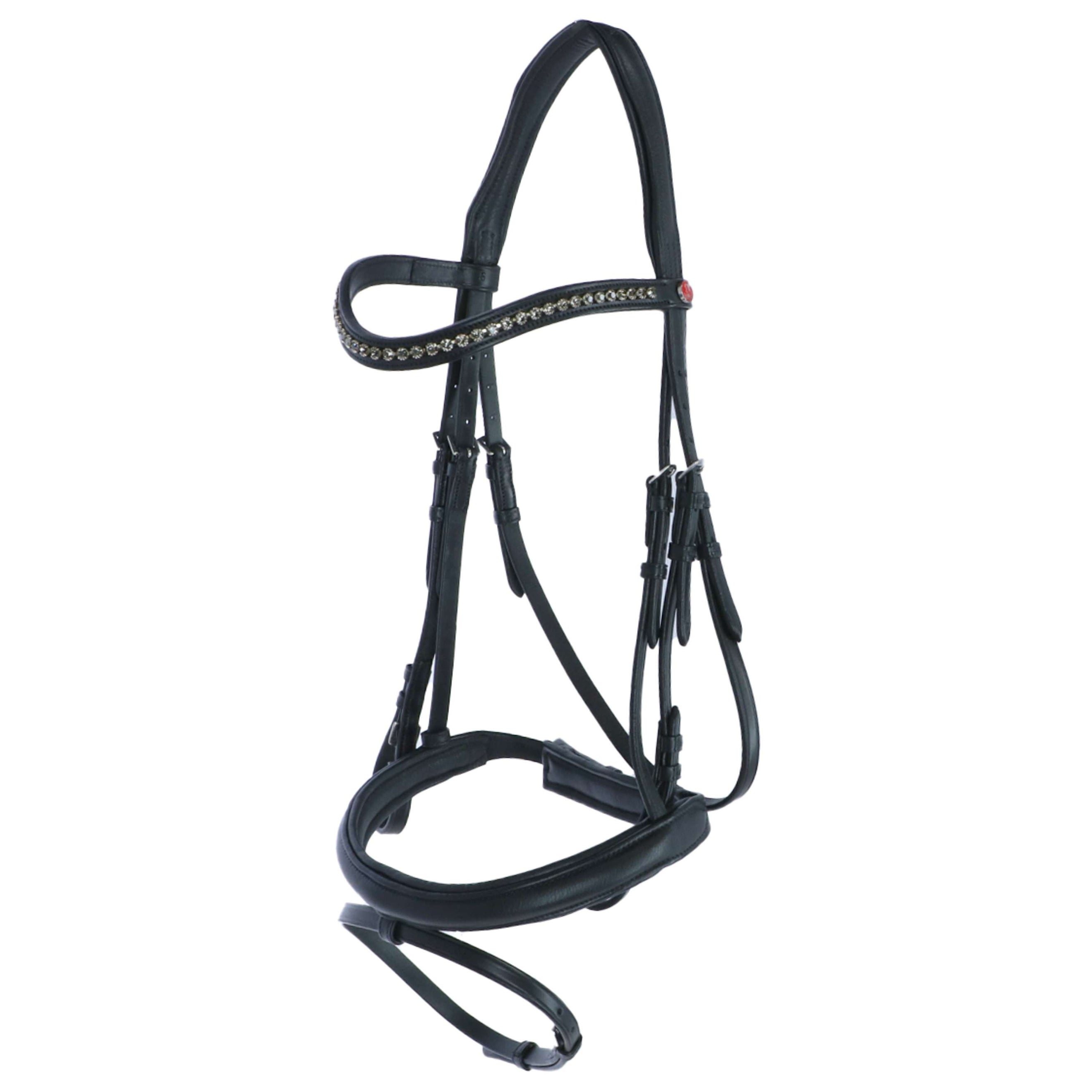 Kieffer Snaffle Bridle Fashion Ultrasoft English Black