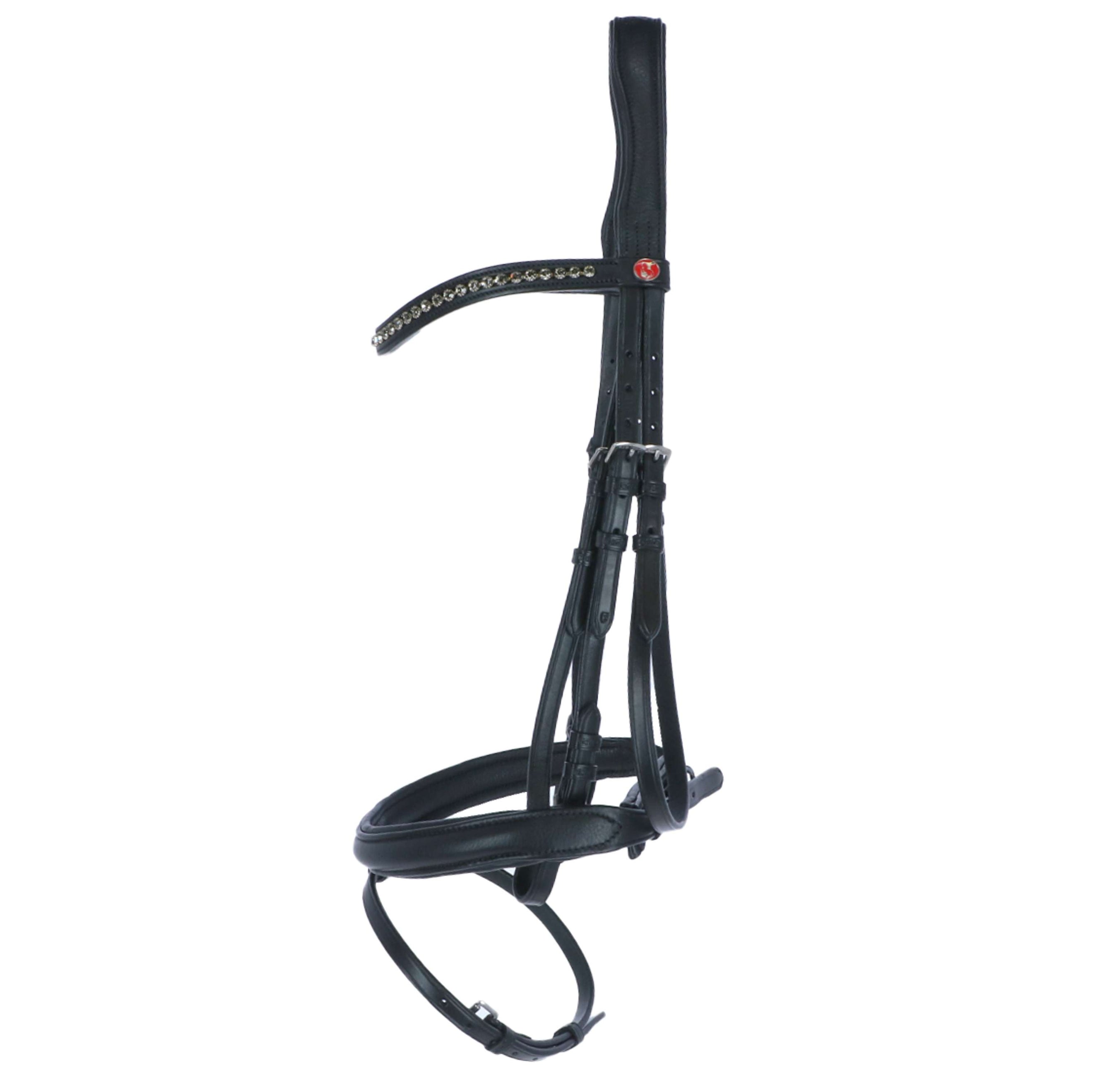 Kieffer Snaffle Bridle Fashion Ultrasoft English Black