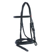 Kieffer Snaffle Bridle Economy Ultrasoft, English, Black Lined Black