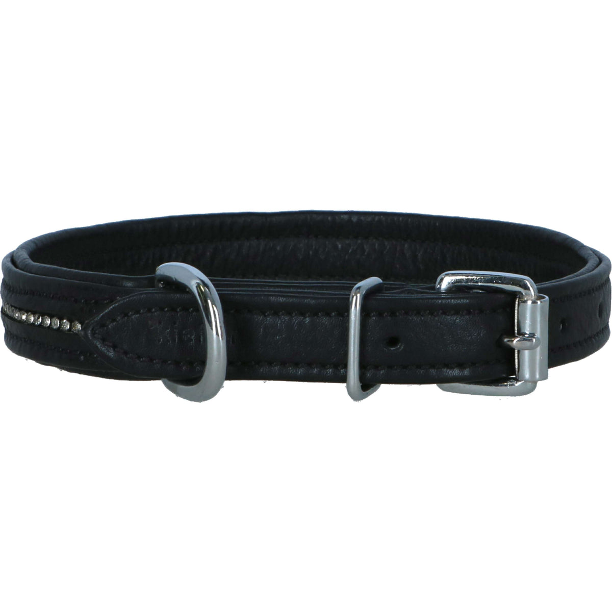 Kieffer Collar White Crystals Black