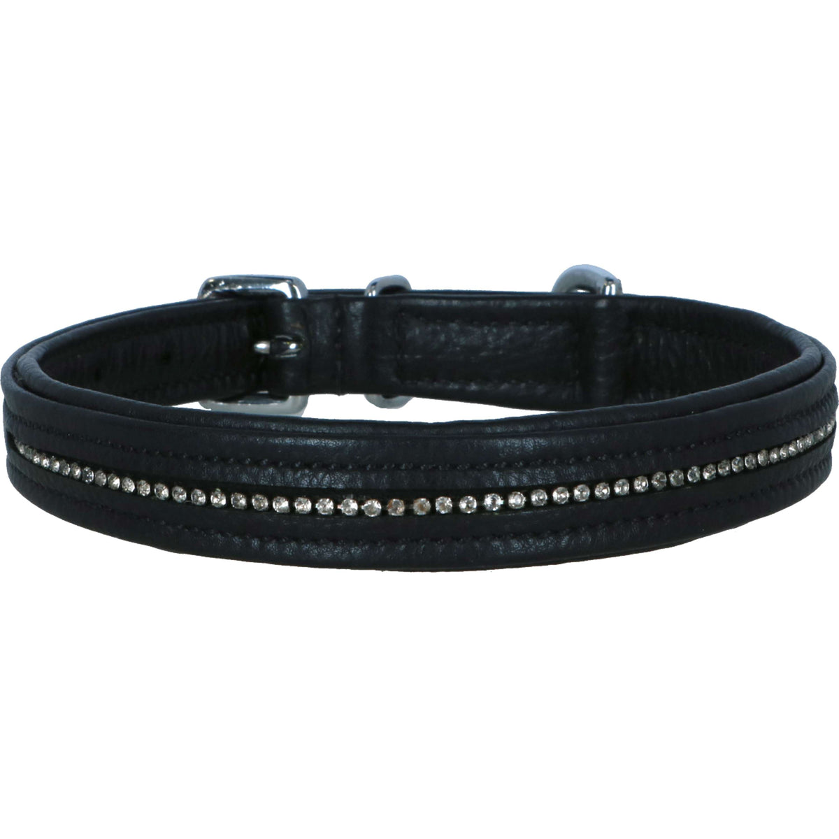 Kieffer Collar White Crystals Black