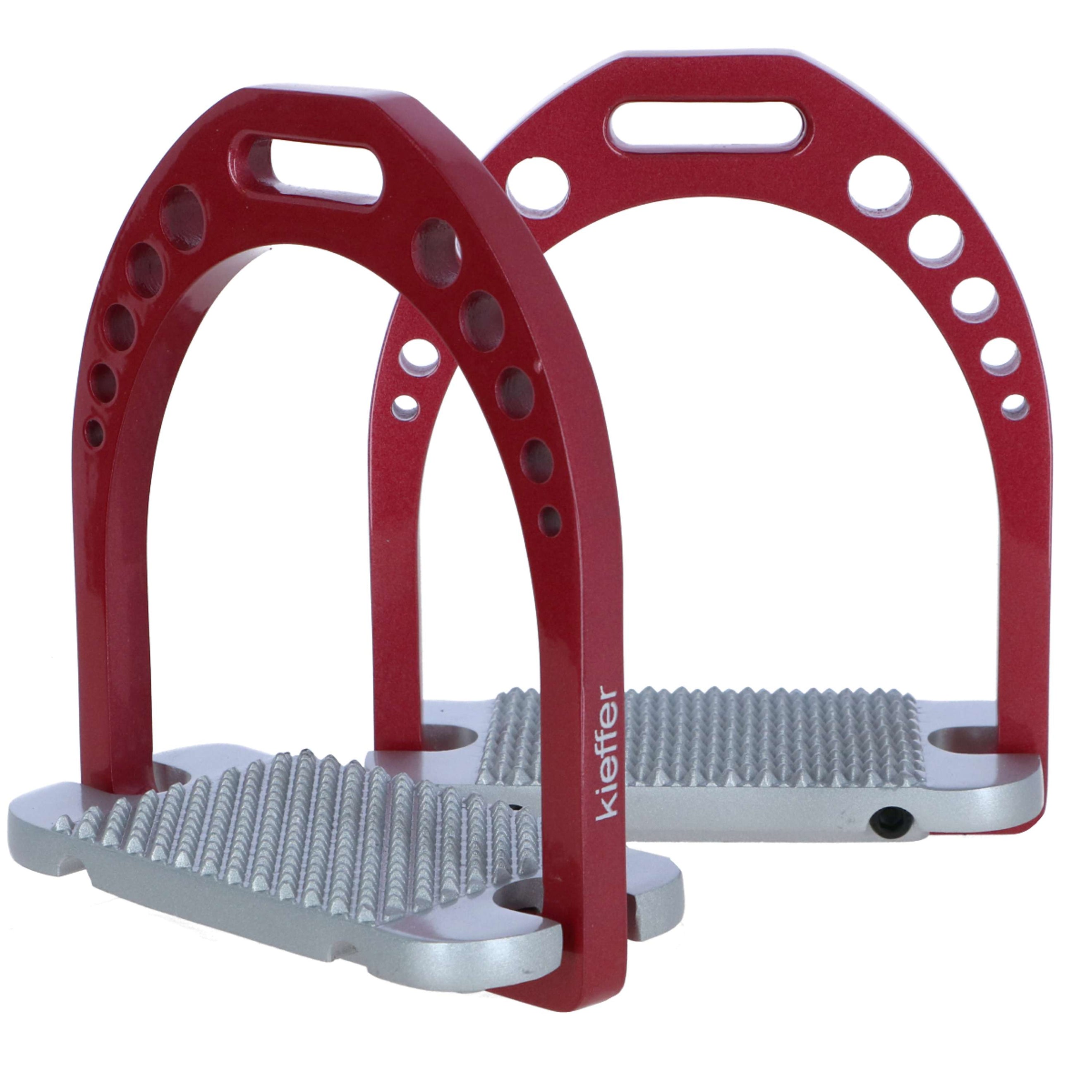 Kieffer Stirrups Alu Pro Red