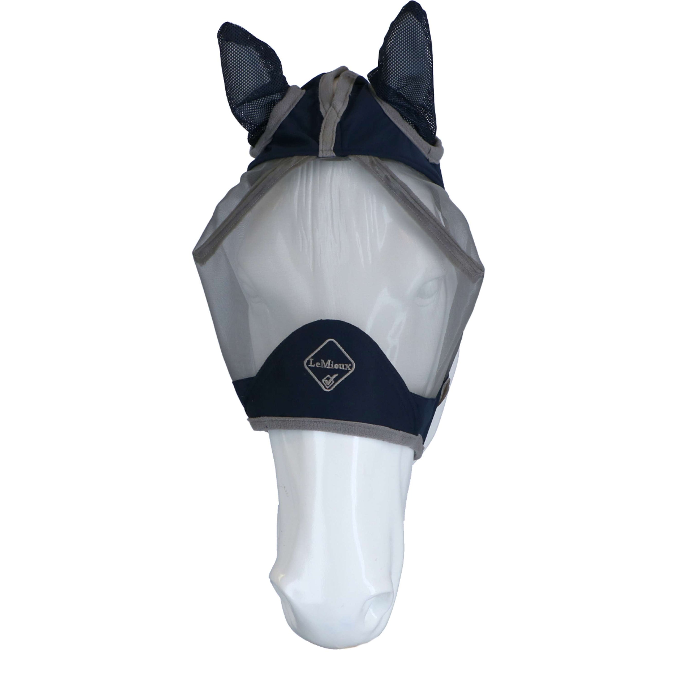LeMieux Fly Mask Amour Shield Pro with Ears Navy LeMieux Fly Mask Amour Shield Pro with Ears Navy