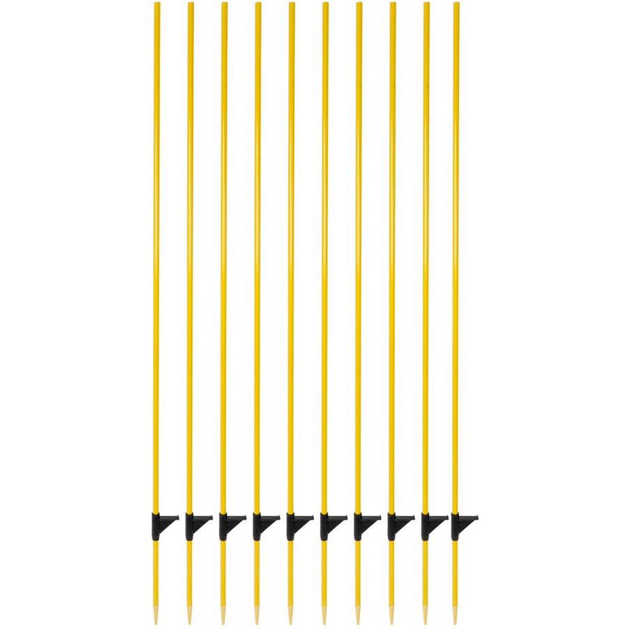 Agradi Power Fiberglass Pole 10 Pieces Yellow