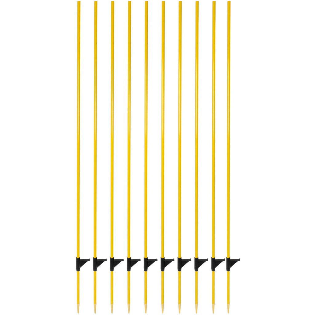 Agradi Power Fiberglass Pole 10 Pieces Yellow