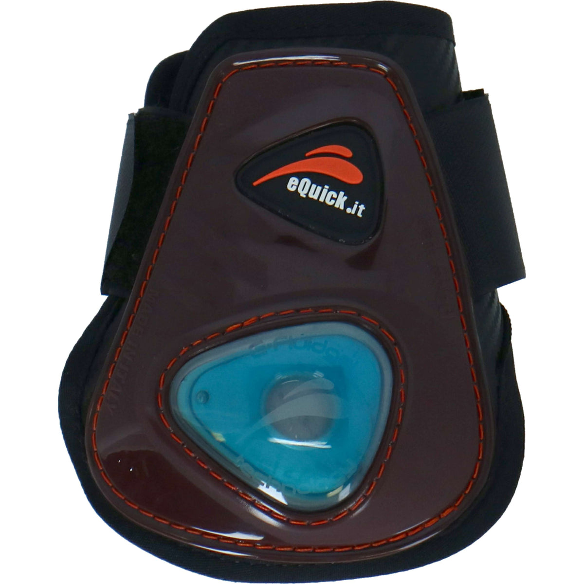 eQuick Fetlock Boots eShock Rear Hop Brown