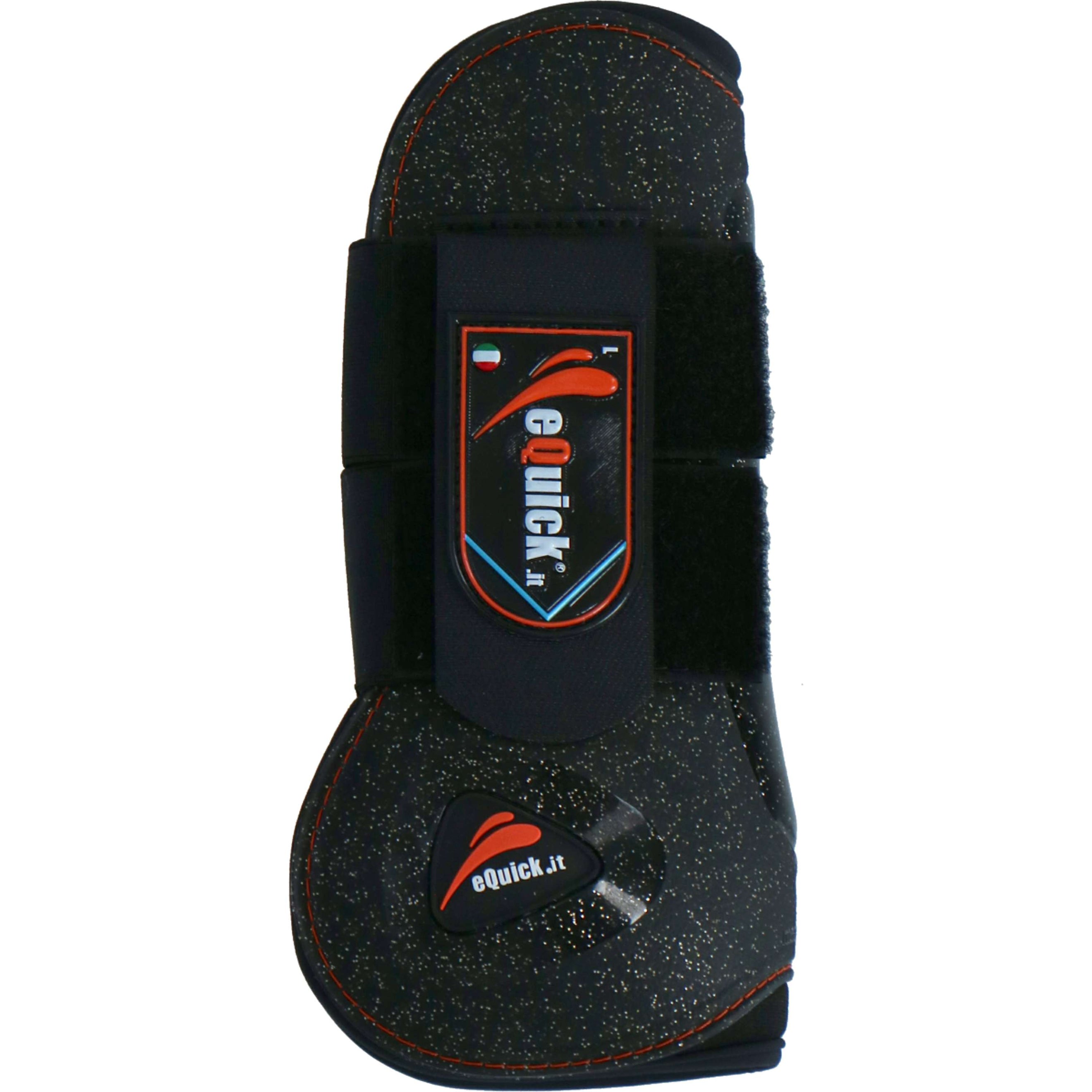 eQuick Tendon Boots eLight Glitter Front Glitter Black