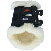 eQuick Fetlock Boots eShock Rear Legend Fluffy Black