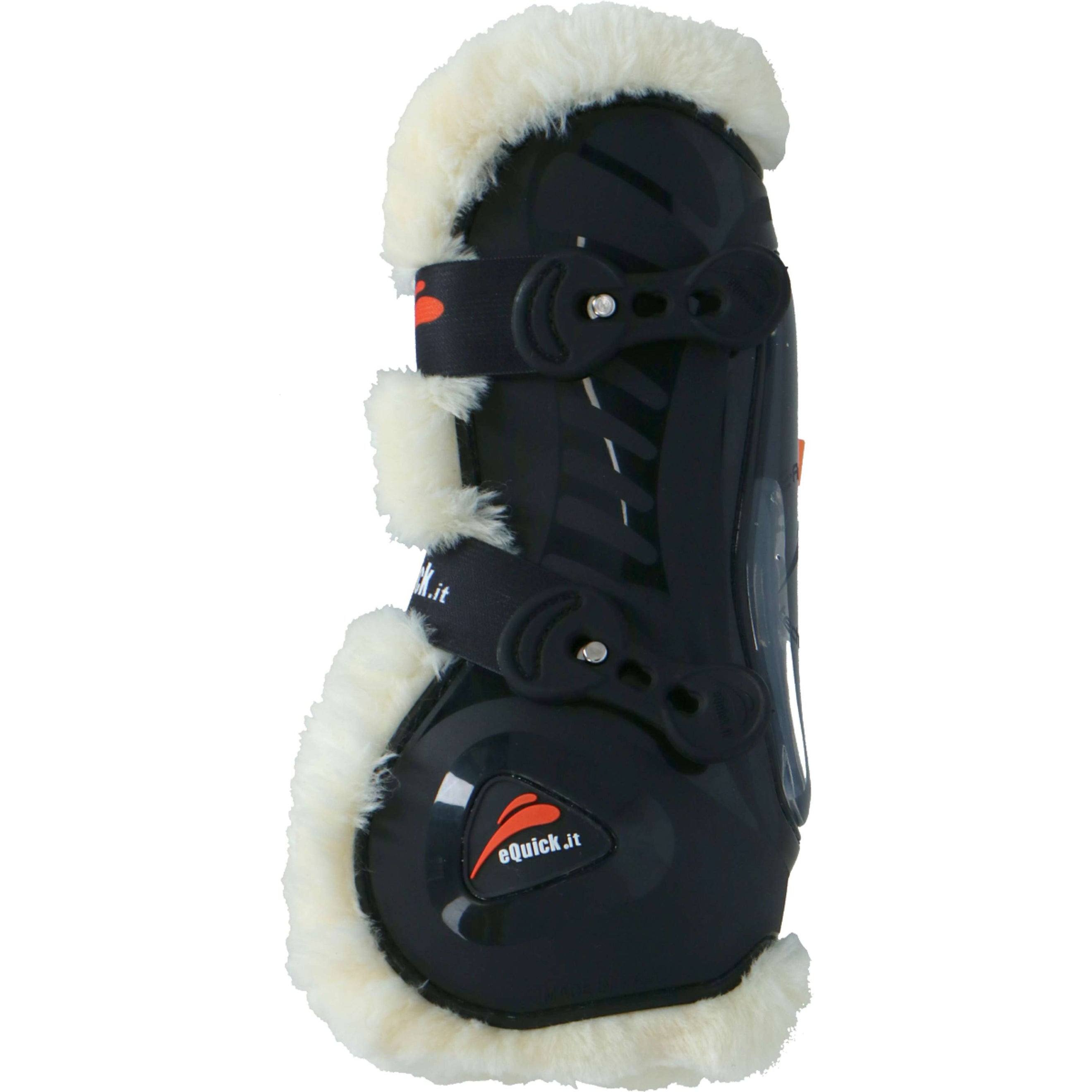 eQuick Tendon Boots eShock Front Legend Fluffy Black