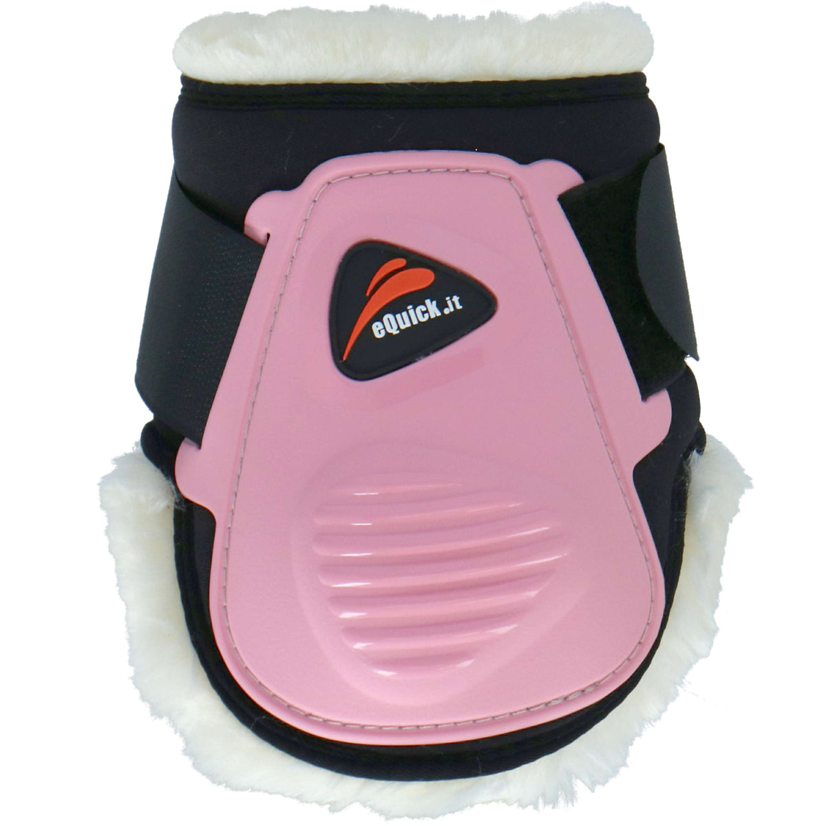 eQuick Fetlock Boots eLight Rear Fluffy Pink