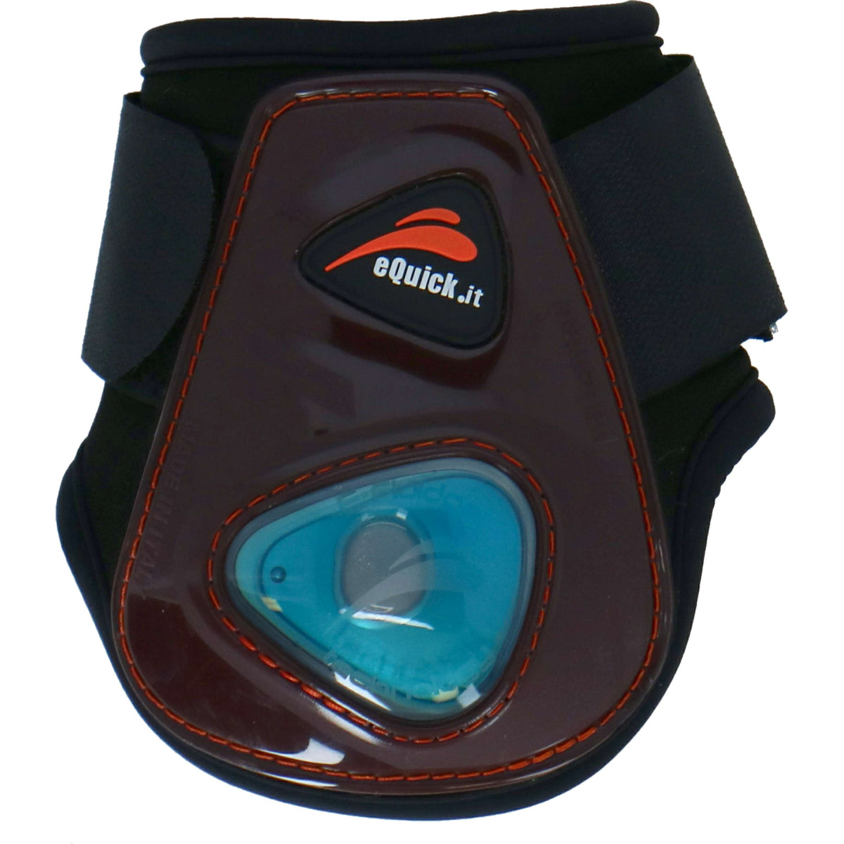 eQuick Fetlock Boots eShock Rear Velcro Brown