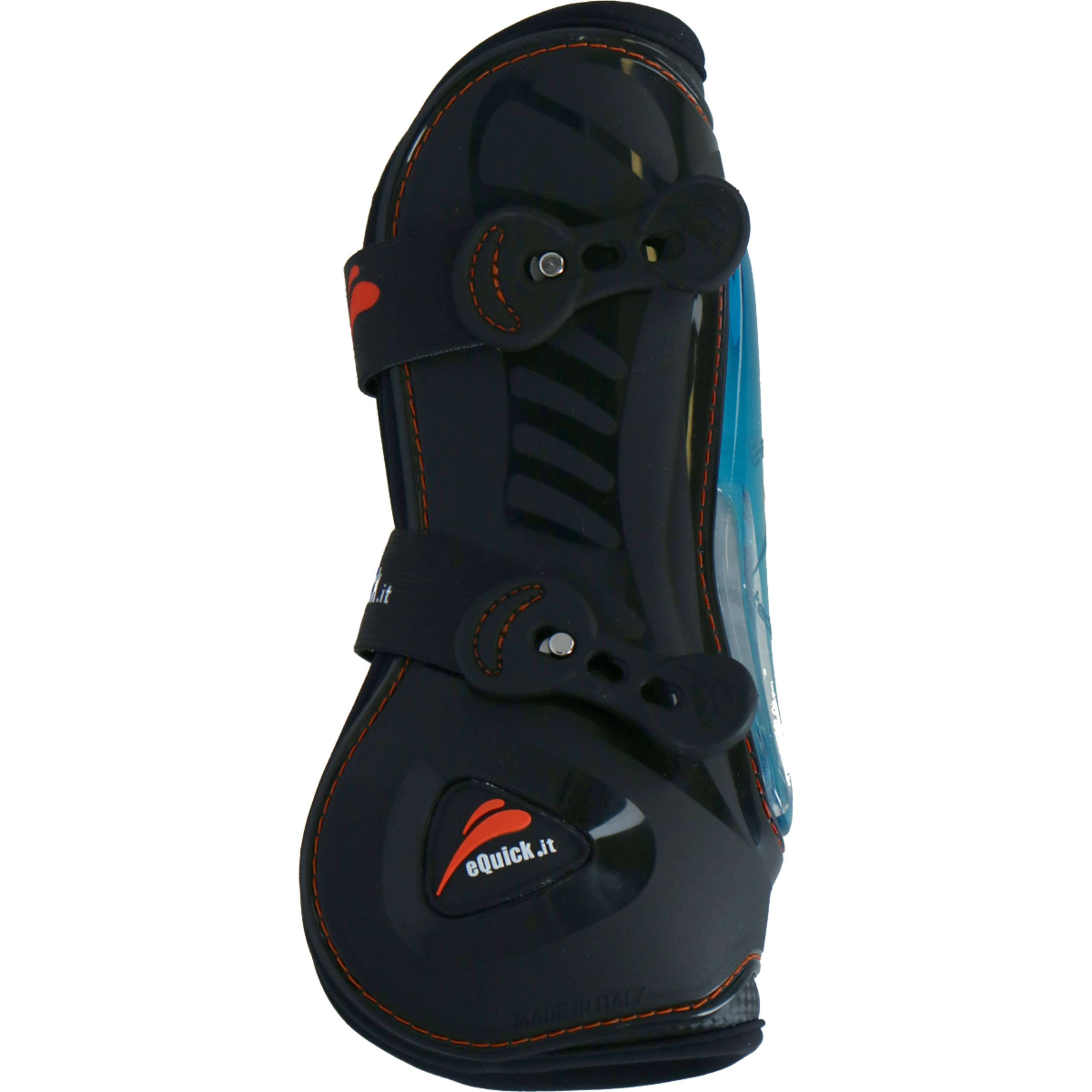 eQuick Tendon Boots eShock Front Black