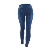 HKM Breeches Summer Demin Easy 3/4 Silicon Seat Jeans Blue