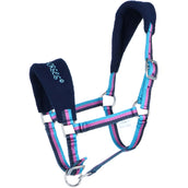 Funny Horses Head Collar Darkblue/Blue/Darkpink