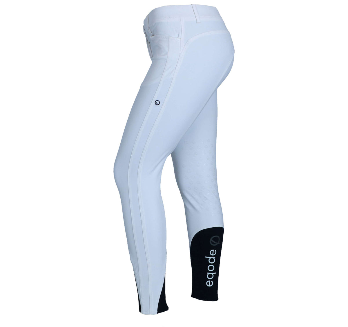 EQODE by Equiline Breeches Delma Knee Grip White