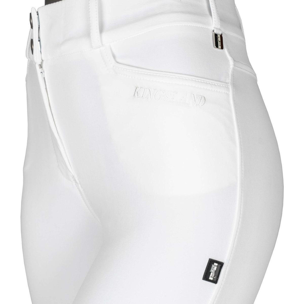 Kingsland Breeches Kadi E-Tec Knee-Grip Ladies White