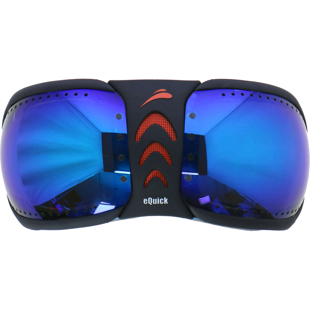 eQuick Glasses eVysor Mirrored Blue