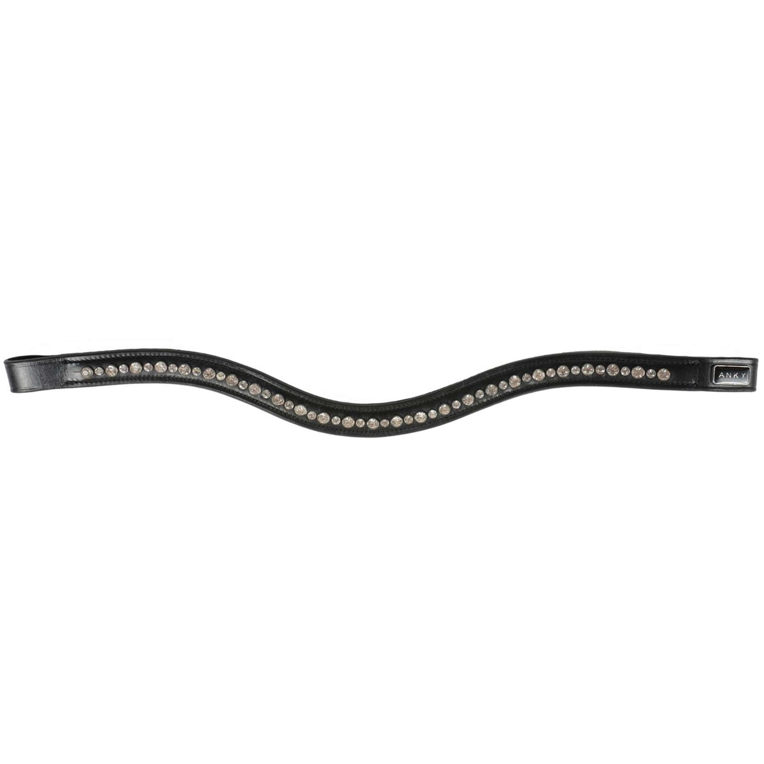 Anky Browband Rivet Curved Black