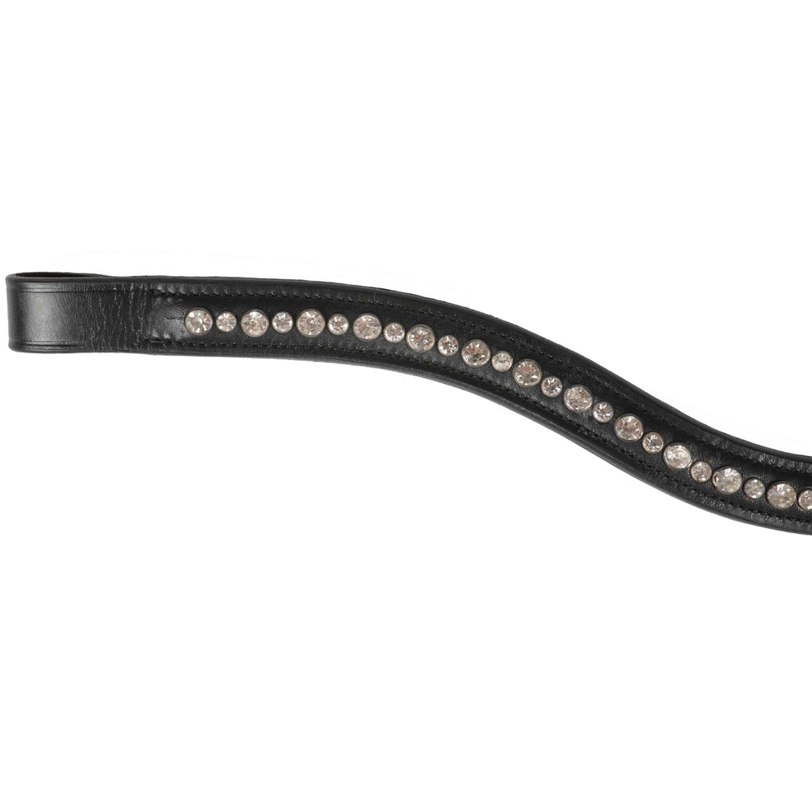 Anky Browband Rivet Curved Black