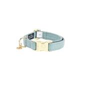 Kentucky Dog Collar Wool Lightblue