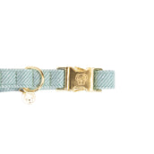 Kentucky Dog Collar Wool Lightblue