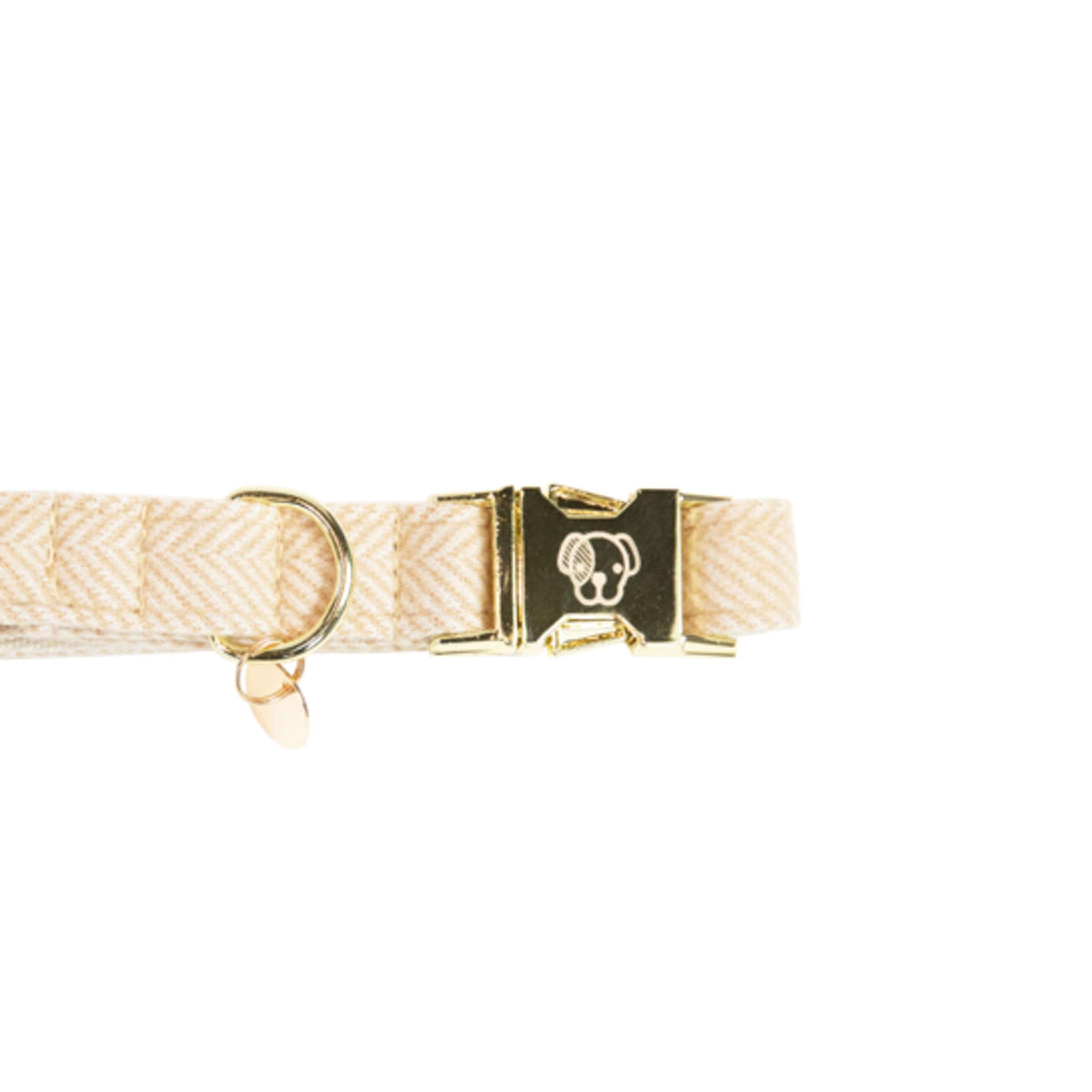 Kentucky Dog Collar Wool Beige