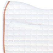 Harry's Horse Saddlepad Reverso Logo Competition Dressage White/Rosegold