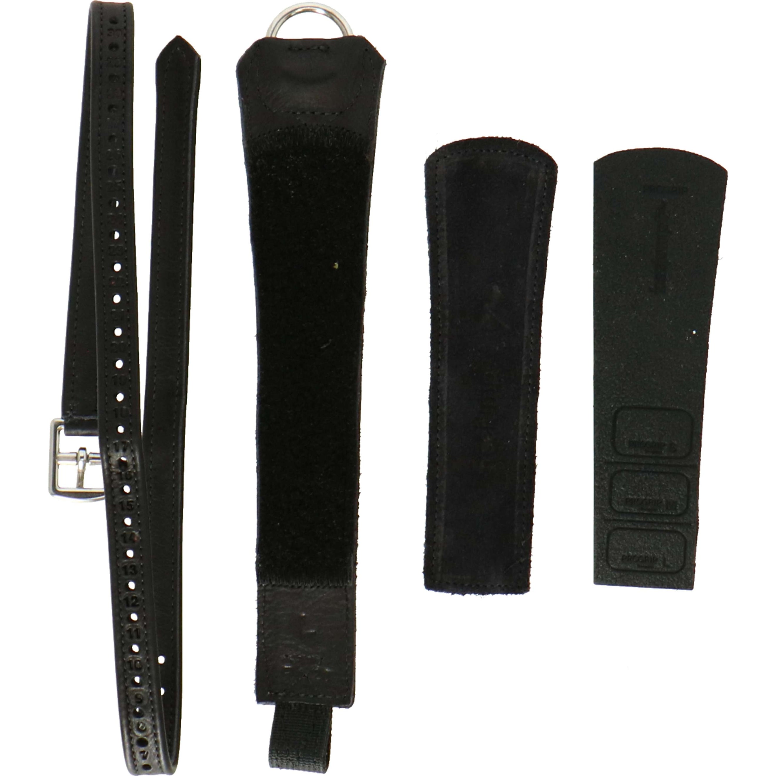 Freejump Stirrups Progrip Leather Black Freejump Stirrups Progrip Leather Black