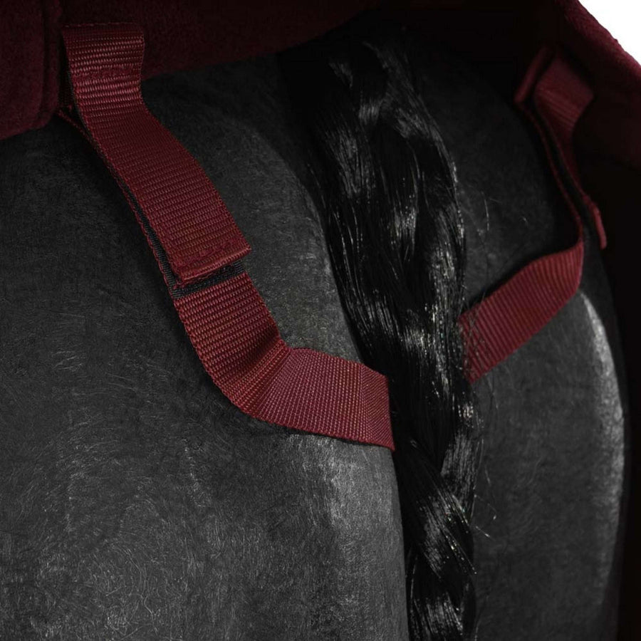 Kentucky Exercise Rug Square Heavy Fleece Bordeaux