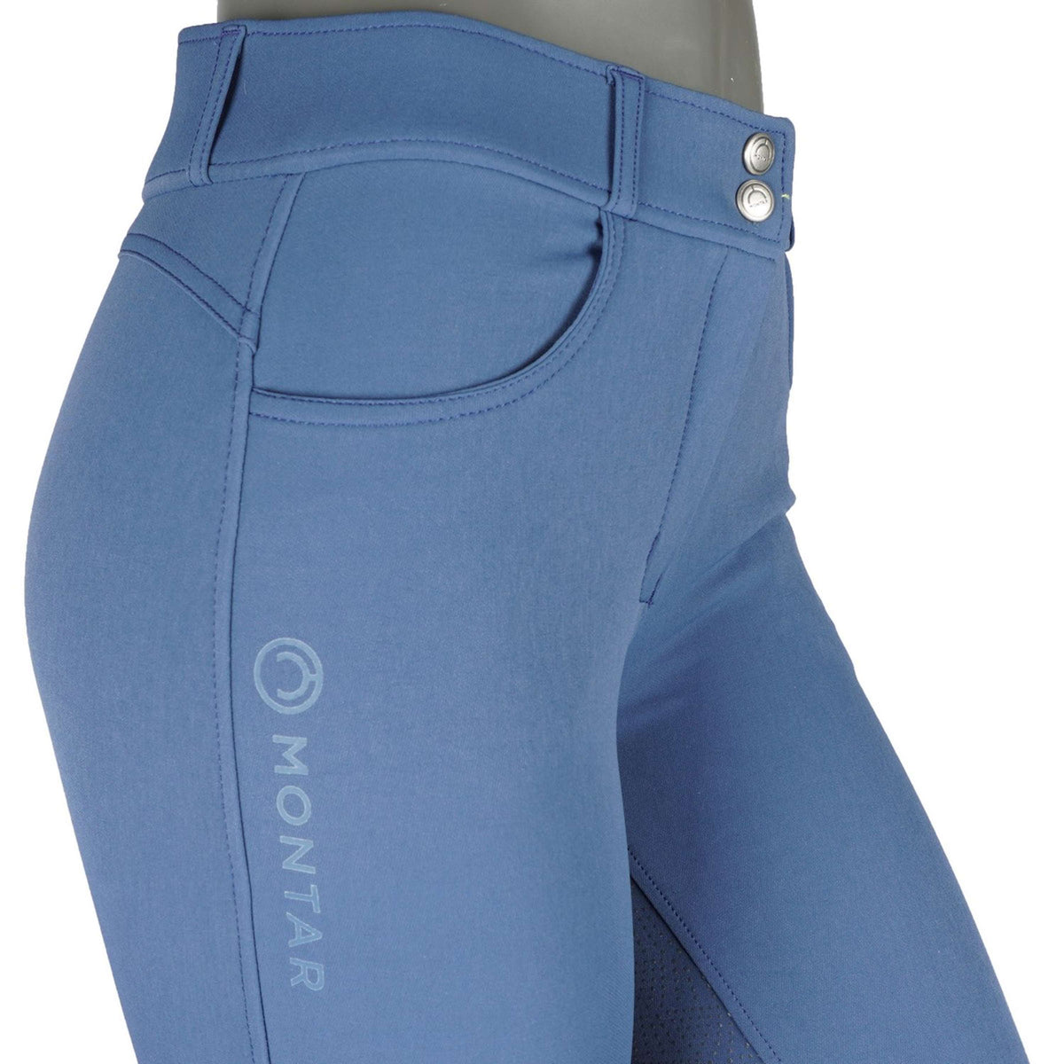 Montar Breeches Ess Megan Highwaist Full Grip Blue