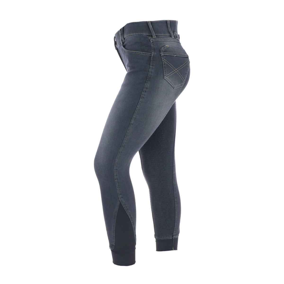 HKM Breeches Miss Easy Silicon Seat Grey