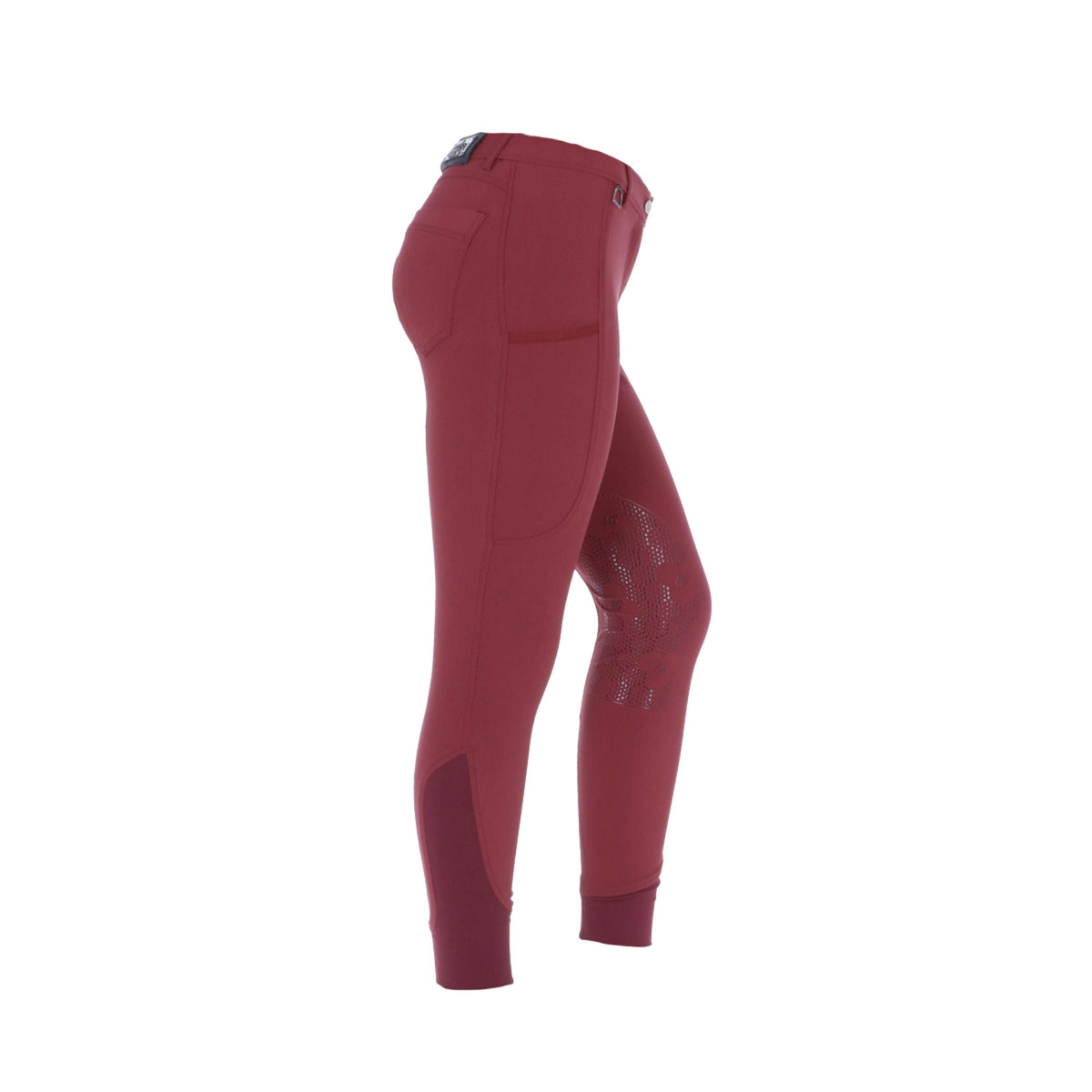 HKM Breeches Morello PAM Silicon Knee Grape