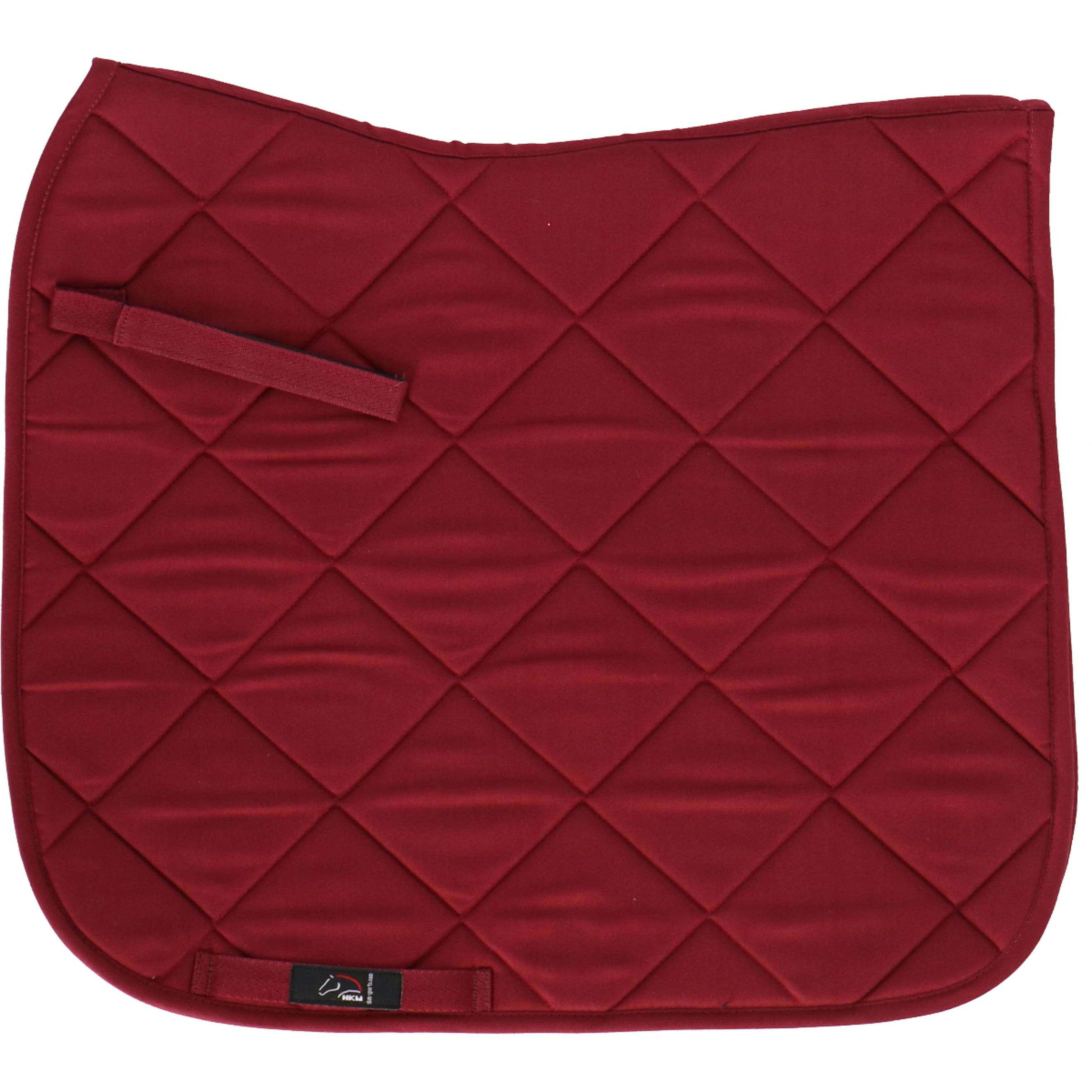 HKM Saddlepad Allround Dressage WineRed