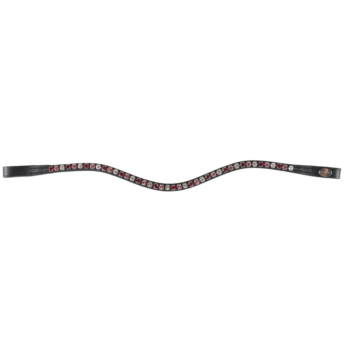 Kavalkade Browband Splendid Curved Pink Full Black/Pink