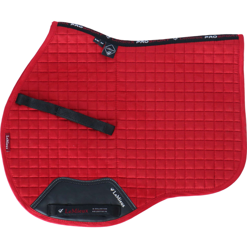 LeMieux Saddlepad Luxury Square General Practice Chilli Red