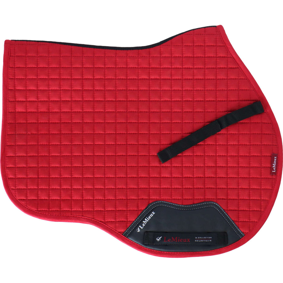 LeMieux Saddlepad Luxury Square General Practice Chilli Red