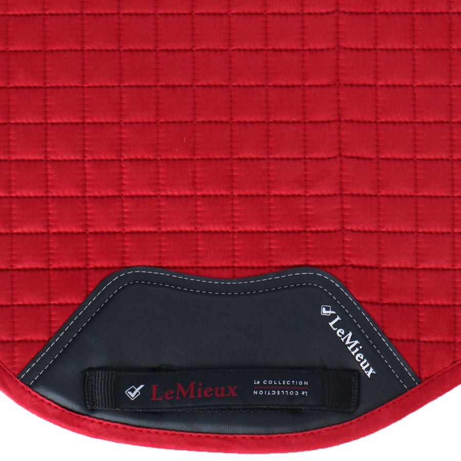 LeMieux Saddlepad Luxury Square General Practice Chilli Red