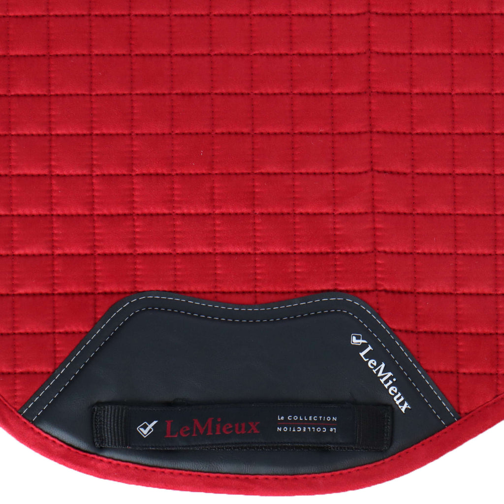 LeMieux Saddlepad Luxury Square General Practice Chilli Red